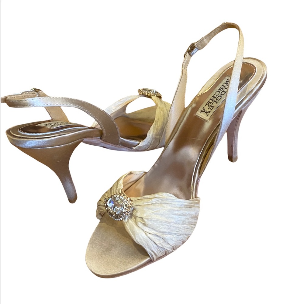 Badgley Mischka Vero Cuoio in Champagne Gold